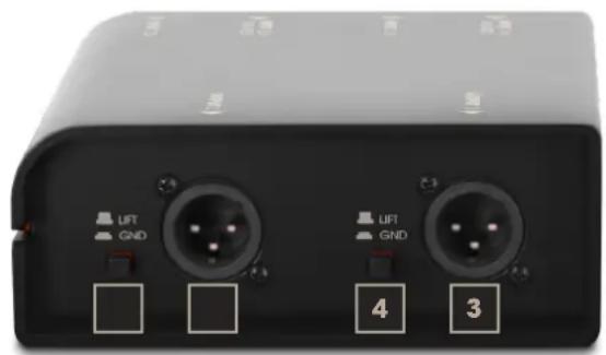 Palmer Main - INPUT 1A / 1B - 1