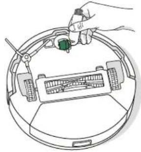 IROBOT Roomba Combo Essential - Nettoyage de la roue avant - 1