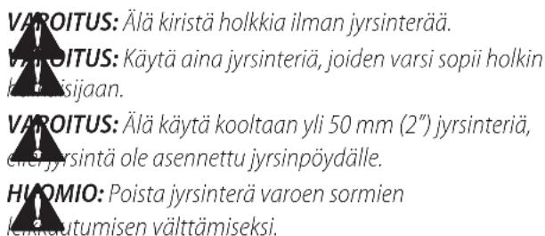 DEWALT DWE627 - Jyrsinterän asentaminen ja irrottaminen (kuva C, G) - 1