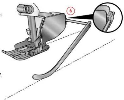 Husqvarna-Viking Designer Brilliance 80 - Comment installer le guide - 1