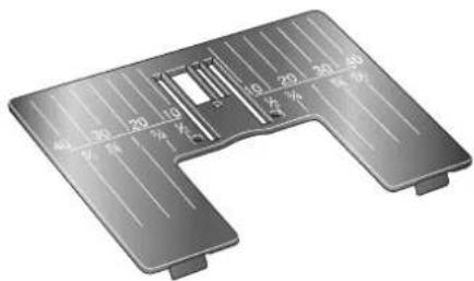 Husqvarna-Viking Designer Brilliance 80 - Plaque pour point droit - 1