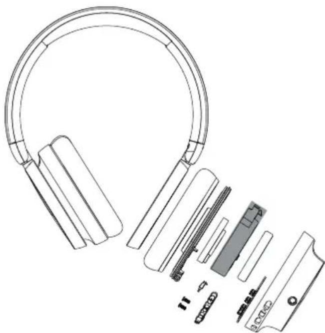 PHILIPS TAH5209 - Retrait de la batterie intégrée - 1