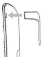 PHILIPS SE6580 - Attacher/enlever le clip de ceinture - 1