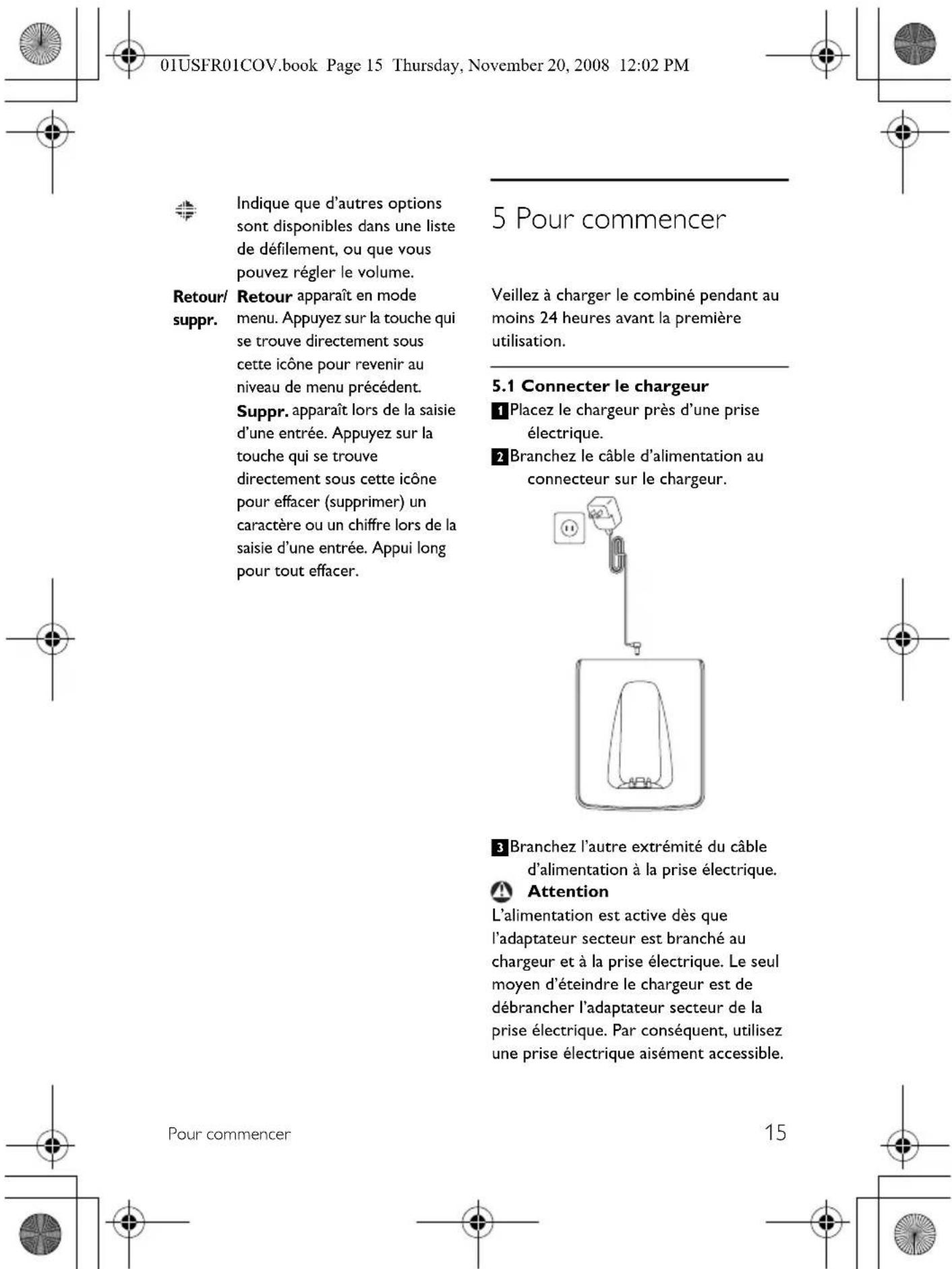 PHILIPS SE6580 - Votre téléphone - 13