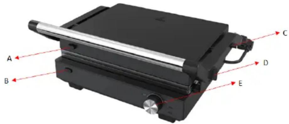 GORENJE GCG2000M - GRILL COMPONENTS - 1