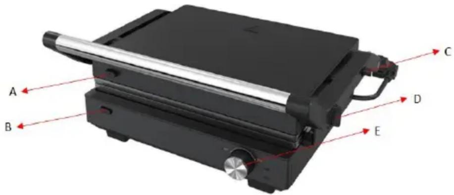 GORENJE GCG2000M - GRILLKOMPONENTEN - 1