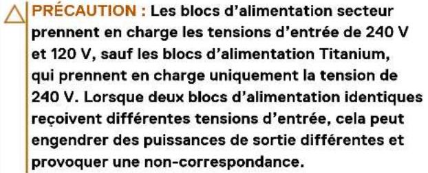 DELL PowerEdge R360 - Codes du voyant du bloc d'alimentation - 3