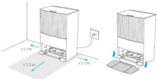 DREAME L20 Ultra - Place the Base Station and Install the Base Station Ramp Extension Plate - 1