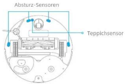 DREAME L20 Ultra - Sensoren und Ladekontakte des Roboters - 2