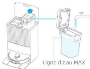 DREAME L20 Ultra - Ajouter de l'eau dans le réservoir d'eau propre - 1