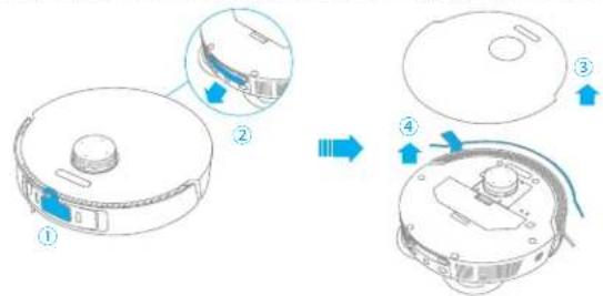 DREAME L20 Ultra - Rimuovere le protezioni - 1