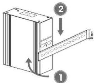 Intellinet 508346 - Installation du DIN-Rail - 1