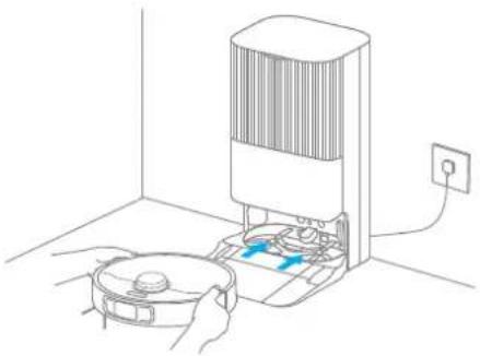 DREAME X40 Ultra - Connect the Robot to the Base Station - 1