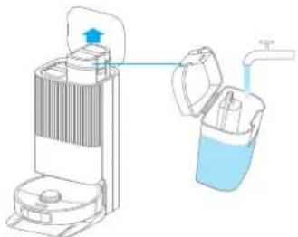 DREAME X40 Ultra - Add Water to the Clean Water Tank - 1