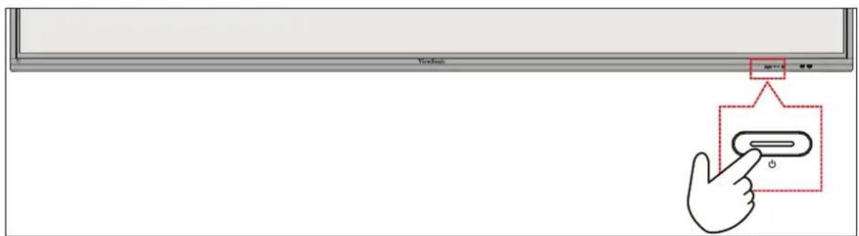 VIEWSONIC IFP92UW - 開啟/關閉ViewBoard - 2