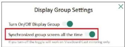 VIEWSONIC IFP92UW - Synchronized Group Screen All the Time (隨時同步群組畫面) - 1