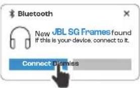 JBL Soundgear Frames - POWER ON &amp; CONNECT - 5