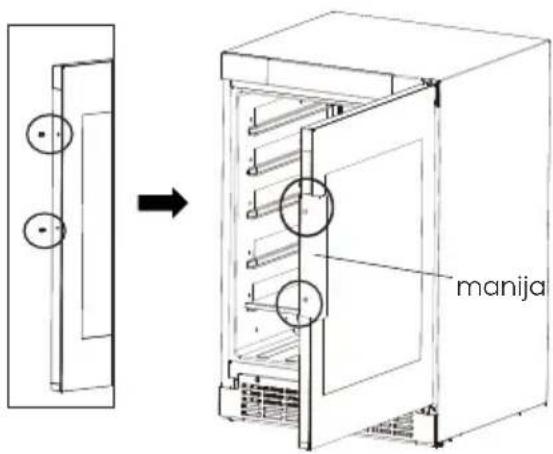 HISENSE RW3N122GSLF - Instalación de la Manija - 4