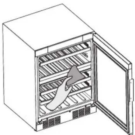 HISENSE RW3N122GSLF - Limpar a cave de vinho - 1