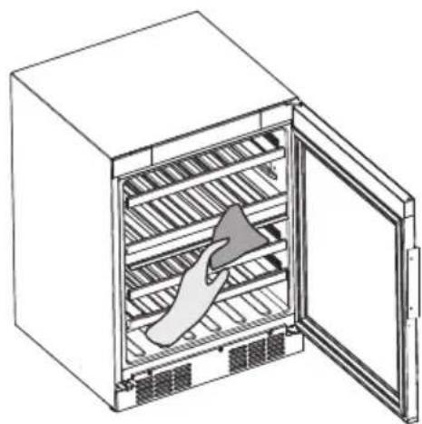 HISENSE RW3N122GSLF - De wijnkoeler schoonmaken - 1