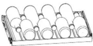 HISENSE RW3N122GSLF - Posizionamento delle Bottiglie - 2