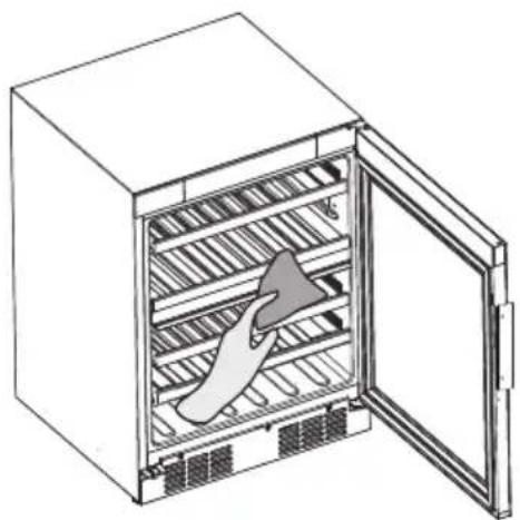 HISENSE RW3N122GSLF - Pulizia del refrigeratore per vini - 1