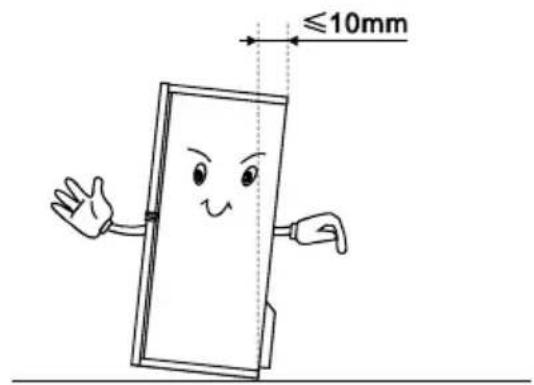 HISENSE FT184D4AWYE - Leveling of appliance - 1