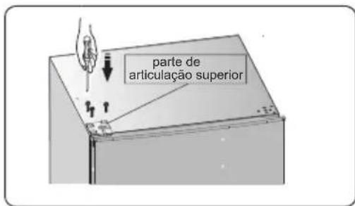 HISENSE FT184D4AWYE - Instalação da maçaneta da porta - 16