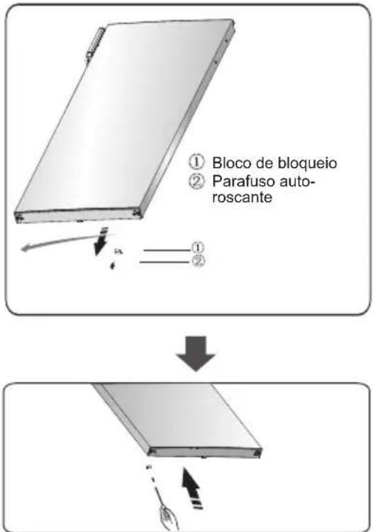 HISENSE FT184D4AWYE - Instalação da maçaneta da porta - 12