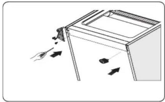 HISENSE FT184D4AWYE - Het omkeren van de deur - 9
