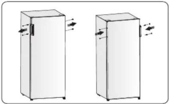 HISENSE FT184D4AWYE - Instalação da maçaneta da porta - 18