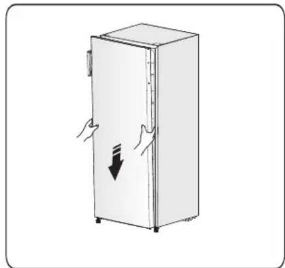 HISENSE FT184D4AWYE - Instalação da maçaneta da porta - 15