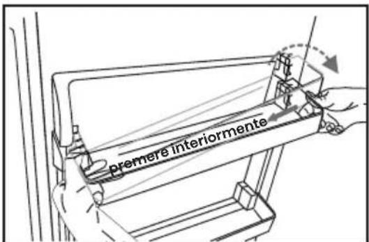 HISENSE RL3B303SAWE - Posizionamento dei supporti laterali - 2