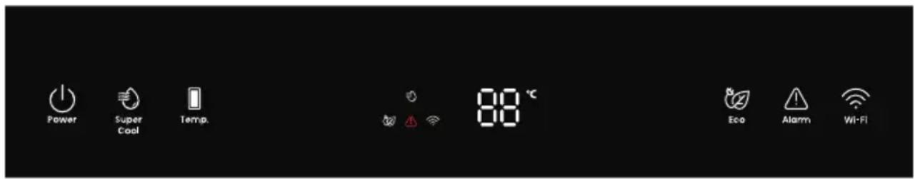 HISENSE RL3B303SAWE - Controlli del display - 1