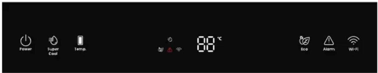 HISENSE RL3B303SAWE - Display bedieningselementen - 1