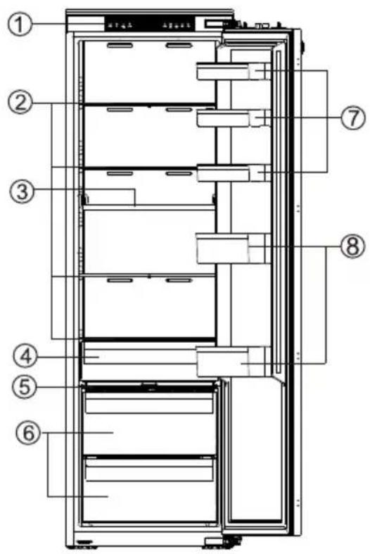 HISENSE RL3B303SAWE - Descrizione dell'apparecchio - 1