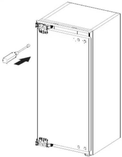 HISENSE RL3B303SAWE - Invertire la porta - 4