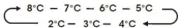 HISENSE RL3B303SAWE - Temperatura do compartimento do frigorífico - 1