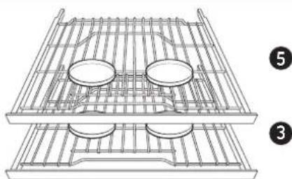Dacor DOP36C86DLM - Colocación de parrillas y bandejas - 2