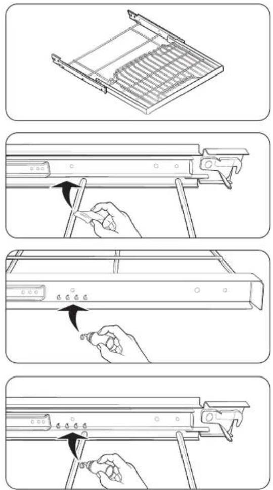 Dacor DOP36C86DLM - Lubricating the Gliding-Rack Slides - 1