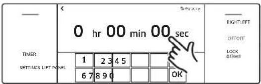 Dacor DOP36C86DLM - Using the Kitchen Timer - 3
