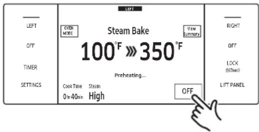 Dacor DOP36C86DLM - Uso del horno de vapor - 5