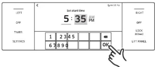 Dacor DOP36C86DLM - Using Delay Start - 3