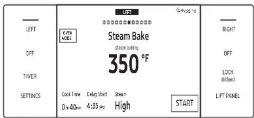 Dacor DOP36C86DLM - Utilisation du four à vapeur - 2