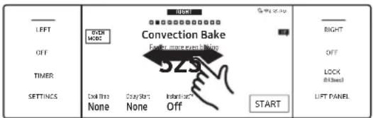 Dacor DOP36C86DLM - Setting the Cooking Mode - 1