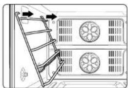 Dacor DOP36T86GLS - Removing the Ladder racks - 3