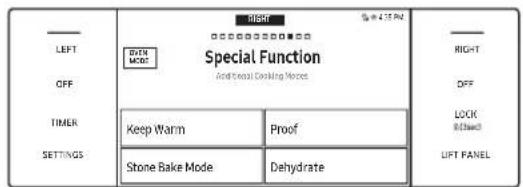 Dacor DOP48C86DLM - Uso de las funciones especiales - 1