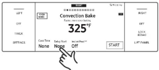 Dacor DOP48C86DLM - Utilisation du départ différé - 1