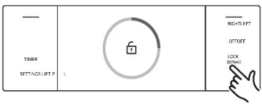 Dacor DOP48C86DLM - Désactivation du verrouillage de la commande - 1