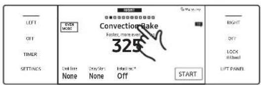Dacor DOP48C86DLM - Setting the Cooking Mode - 2